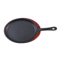 Cast Iron Preseasoned Sizzling Fajita Plate Set